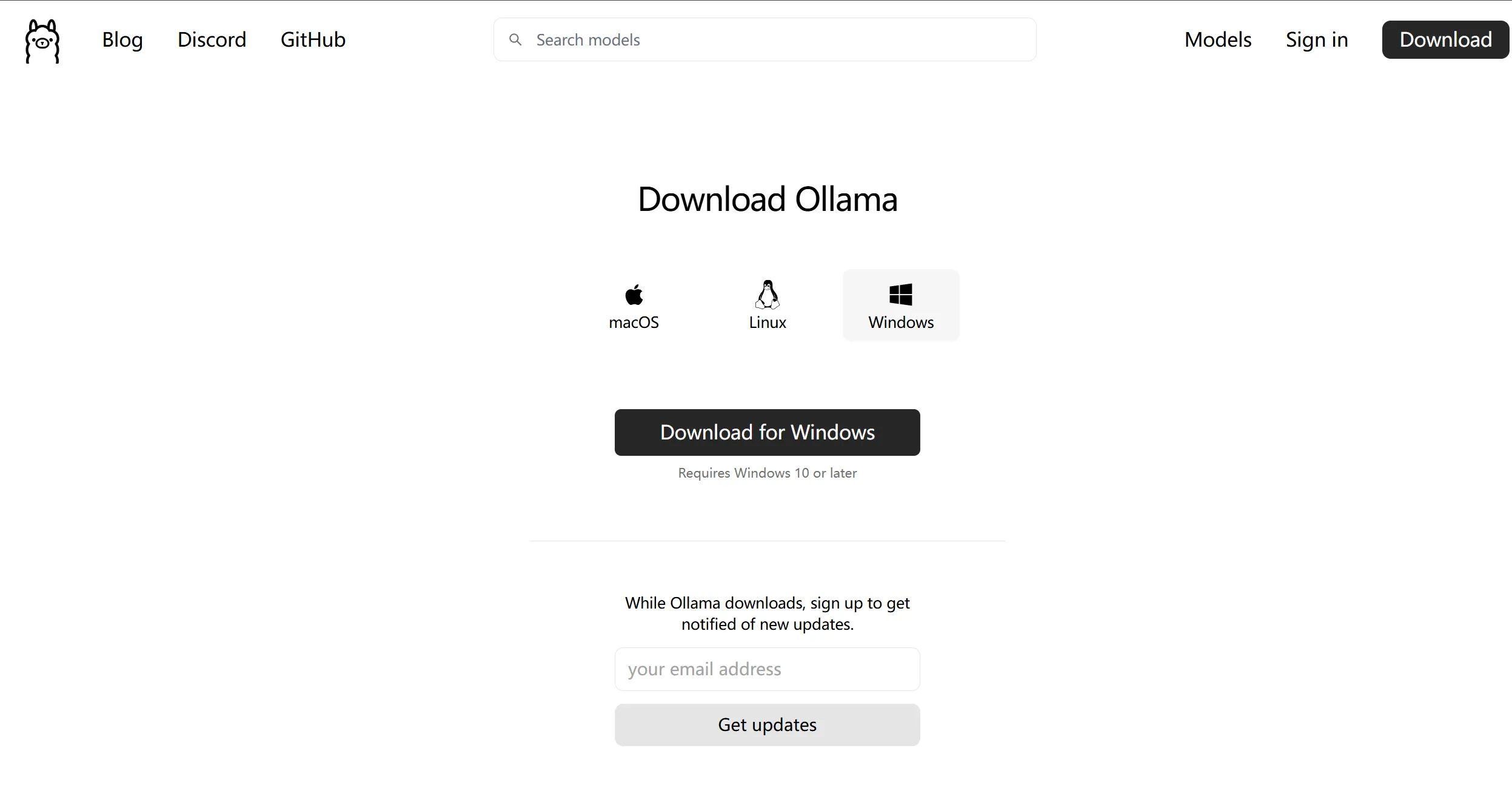 DownloadOllama